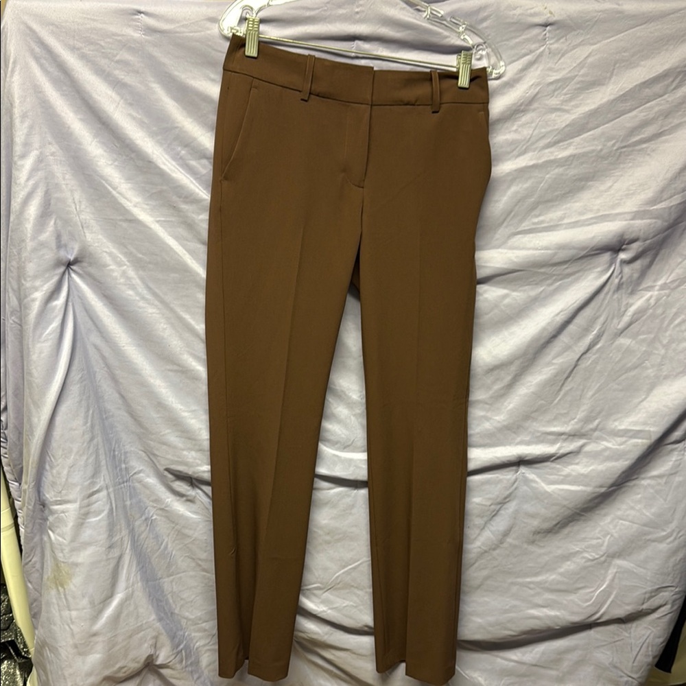 Tommy Hilfiger Brown Flare Pants with Professional Silhouette
